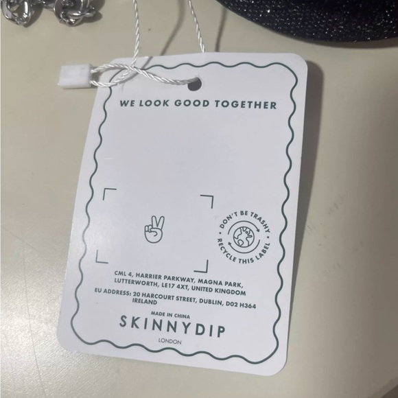 Skinny Dip London NWT Smiley Face Bag EMOJI Smile Sparkle Bling Purse - Picture 8 of 8